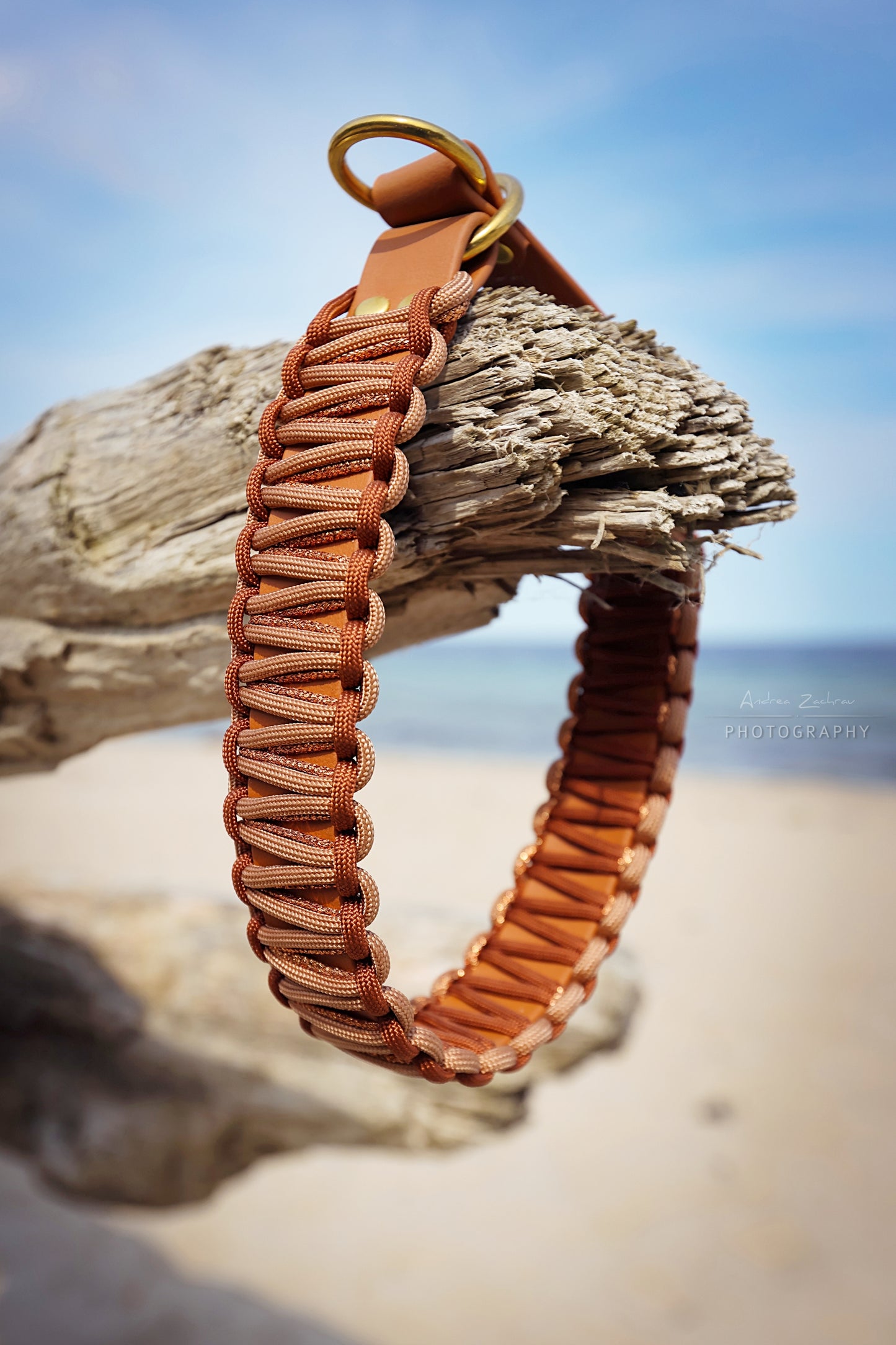 Erstelle dein eigenes Unikat - Zugstopp Glitzer Halsband Biothane & Paracord