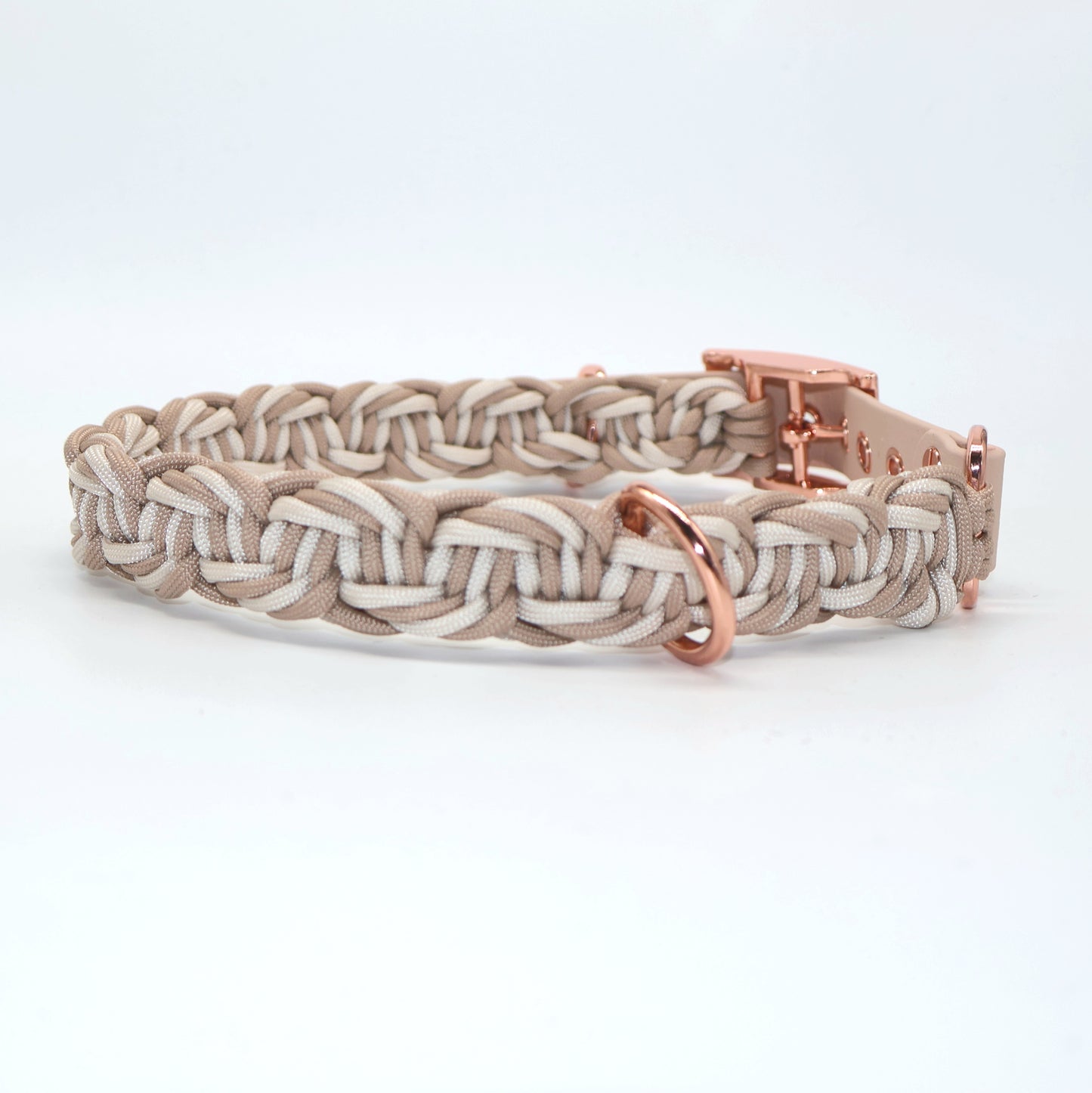 Paracord Halsband geflochten *Beige*