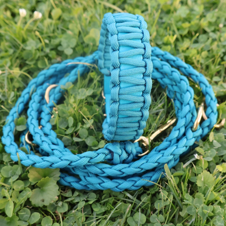 Collar Biothane & Paracord *Petrol*