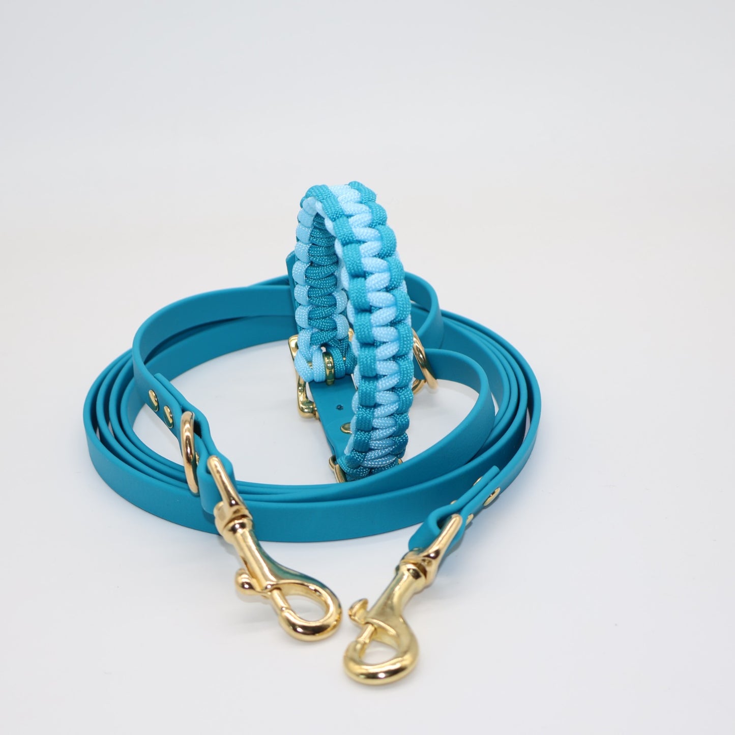 Paracord Halsband Mini geflochten *Blau*