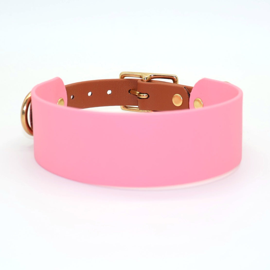 37-43cm & 3,8cm breites Halsband Biothane *Türkis*
