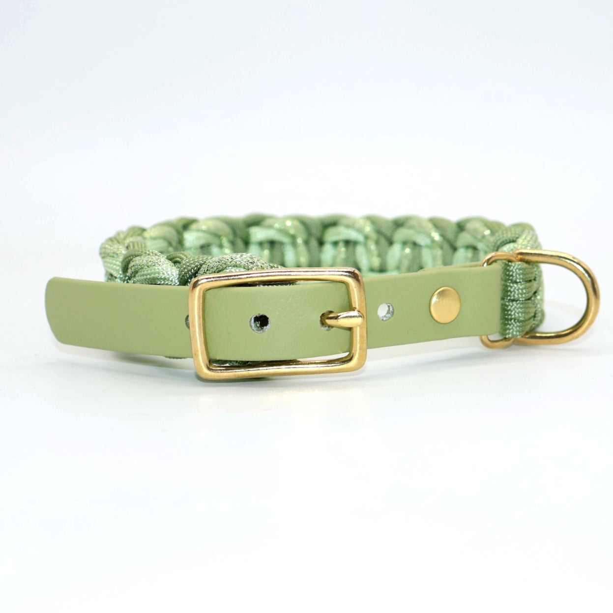 Paracord Halsband geflochten *Guacaole Glitzer*
