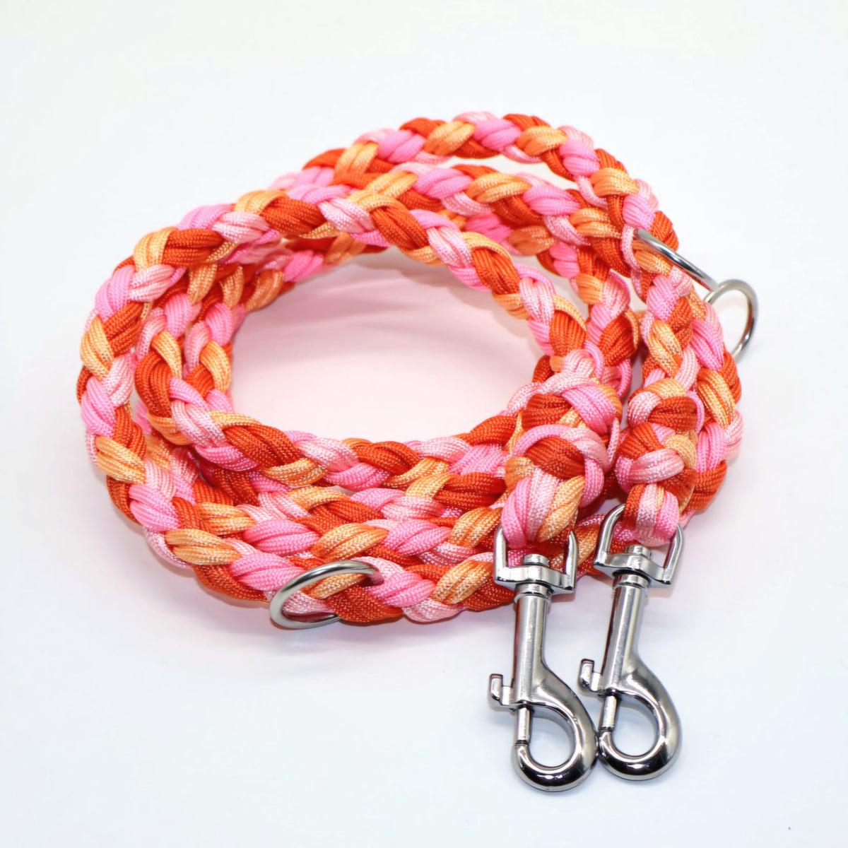 Blumen Halsband *Rosa & Orange* 39-45cm