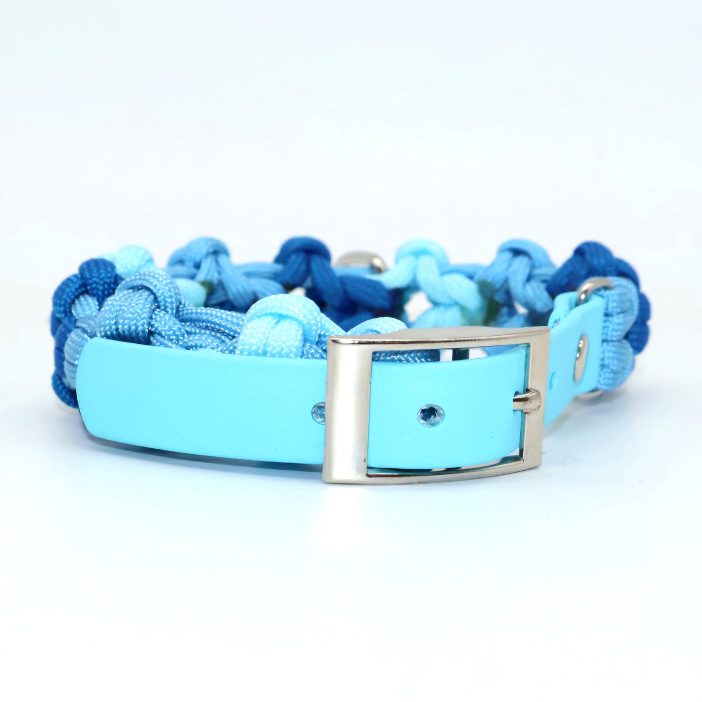 26-31cm Mini Blumen Halsband *Blau*