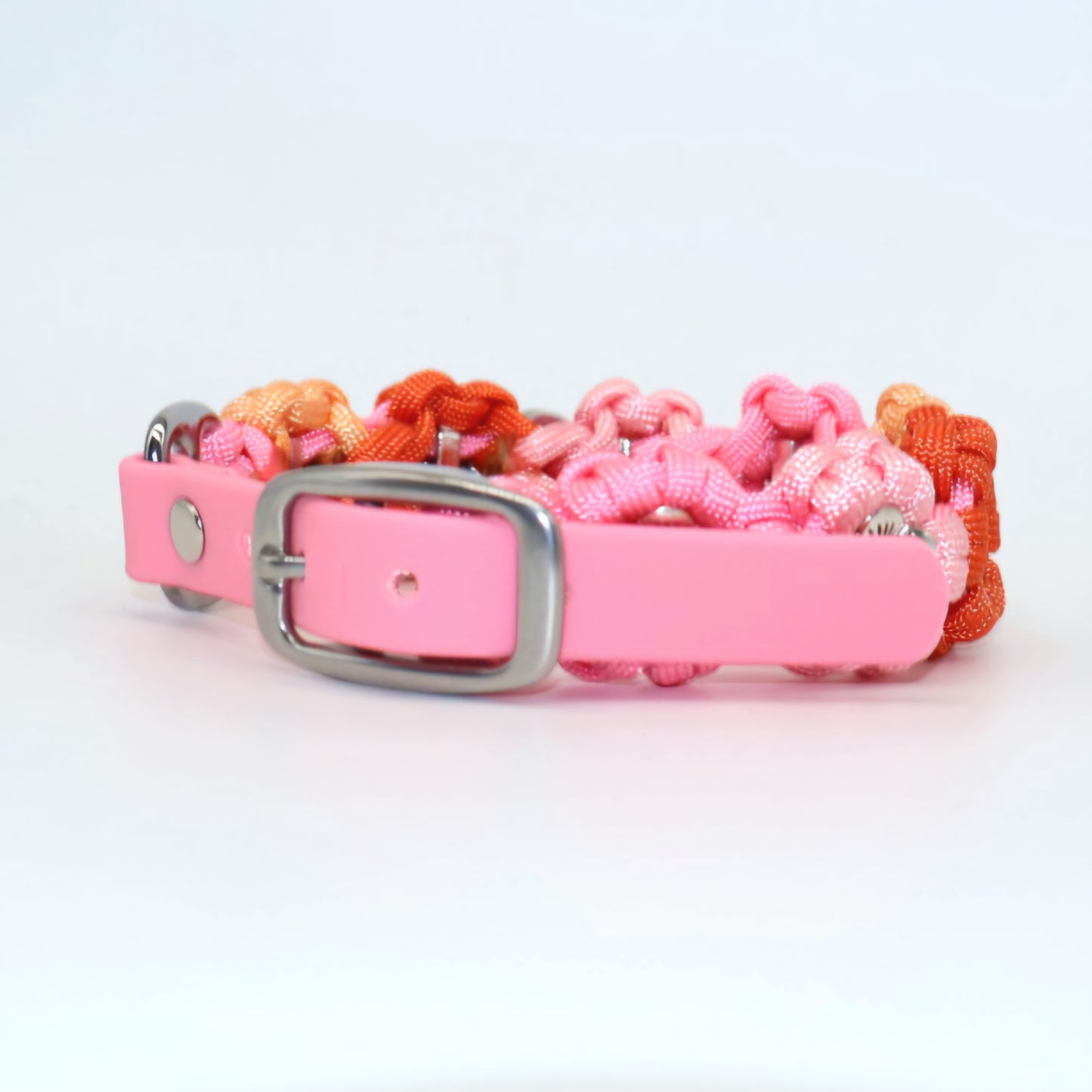 Blumen Halsband *Rosa & Orange*
