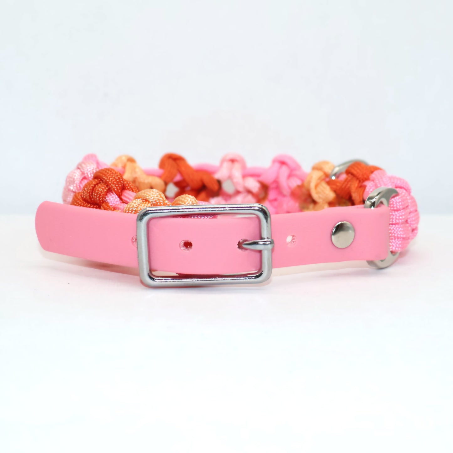Mini Blumen Halsband *Rosa & Orange*