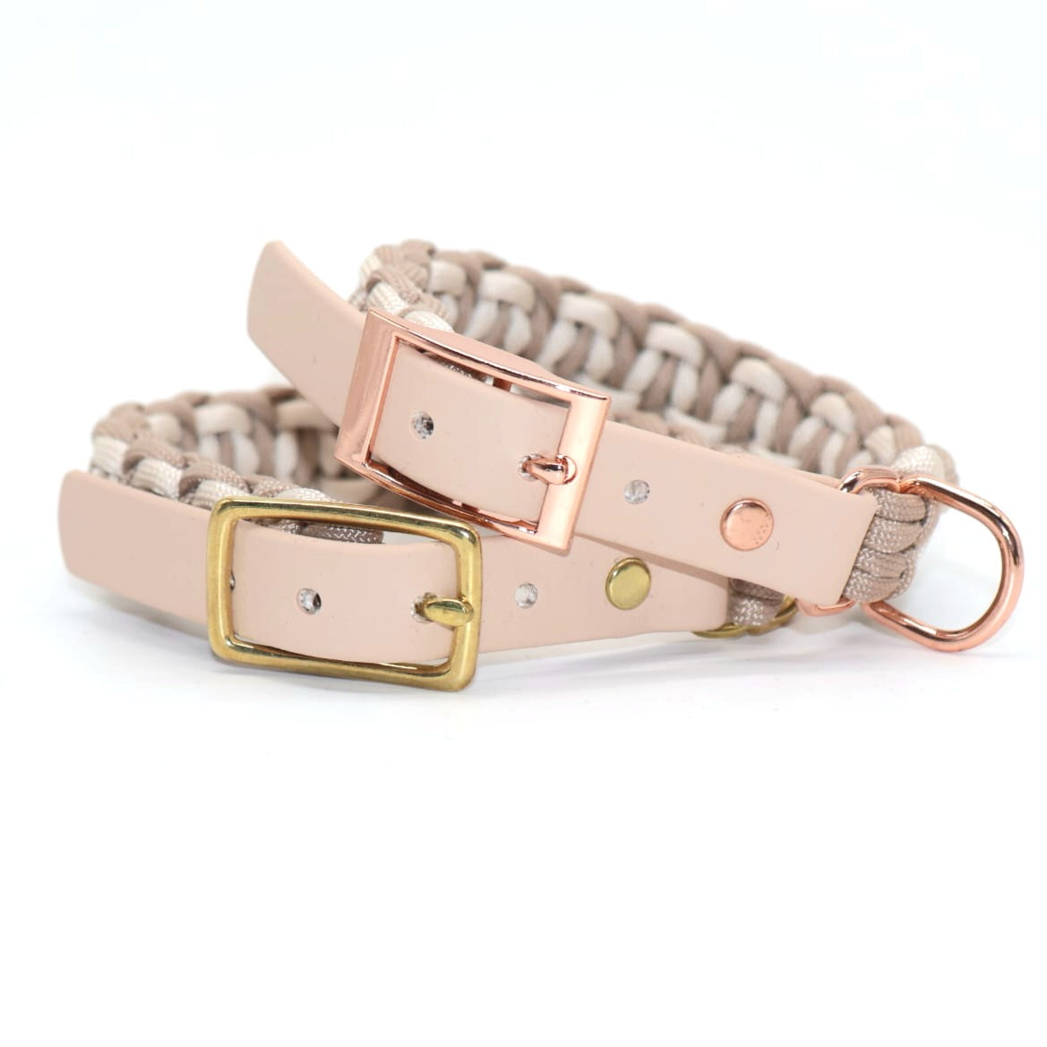 Mini Halsband geflochten *Mocca & Creme*