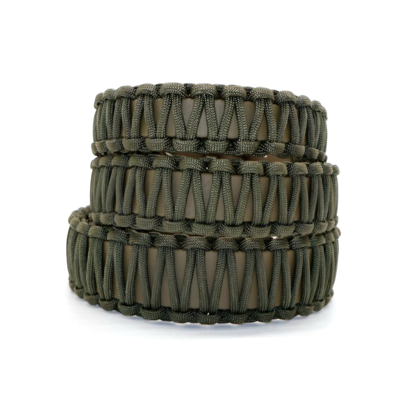 Halsband Biothane & Paracord *Oliv*