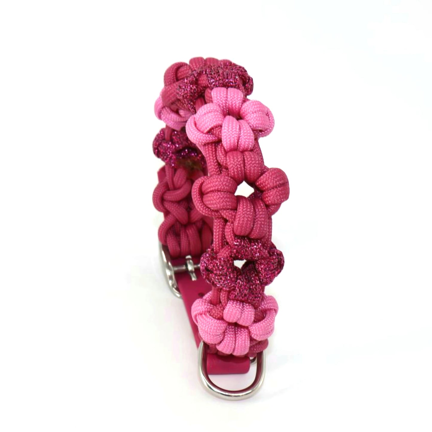 Mini Flower Necklace *Fuchsia & Bubble Gum*
