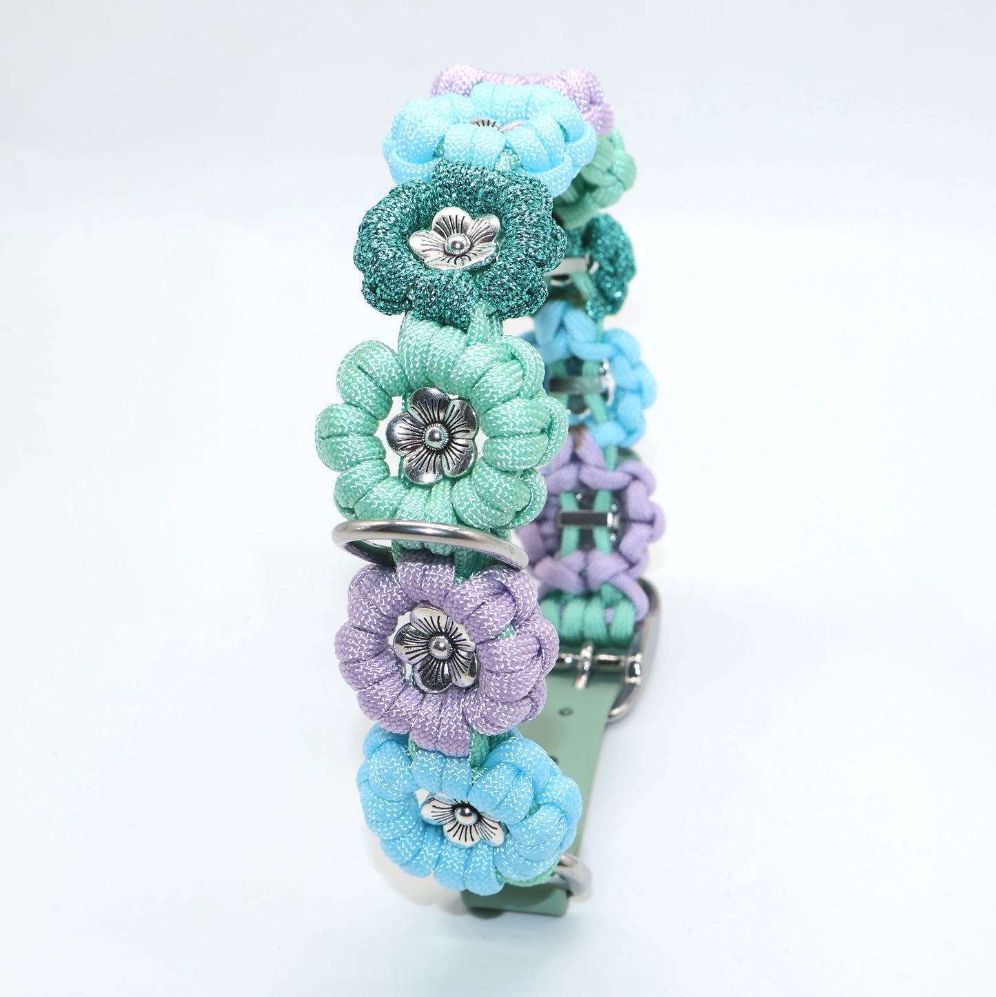 Blumen Halsband *Mermaid Lila*