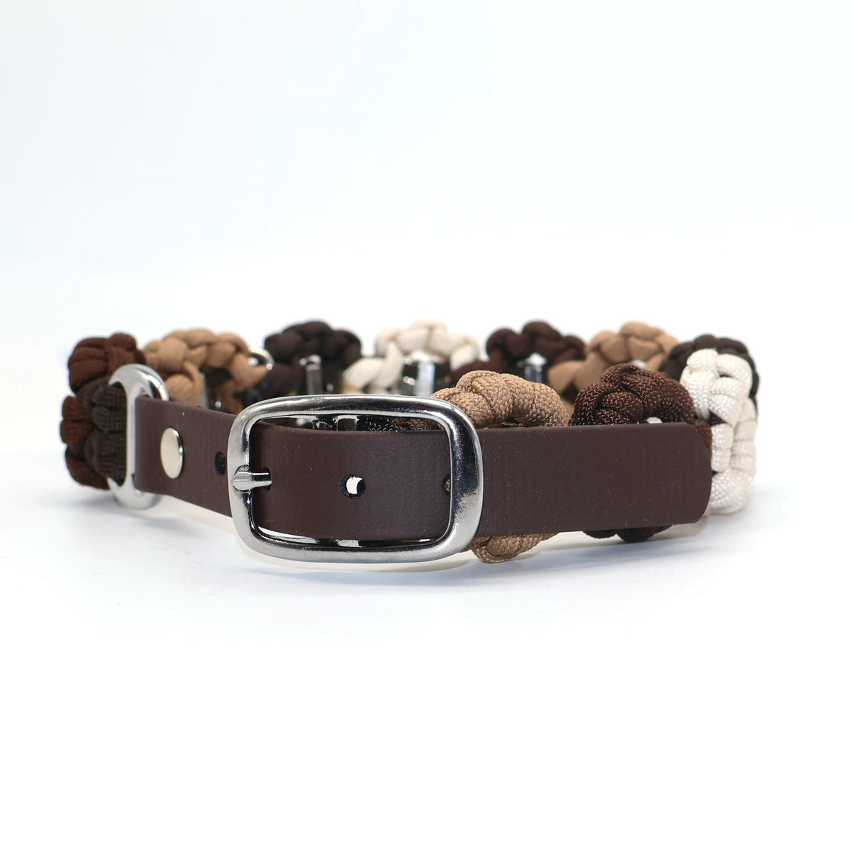 Blumen Halsband *Espresso & Cappuccino* 34-39cm