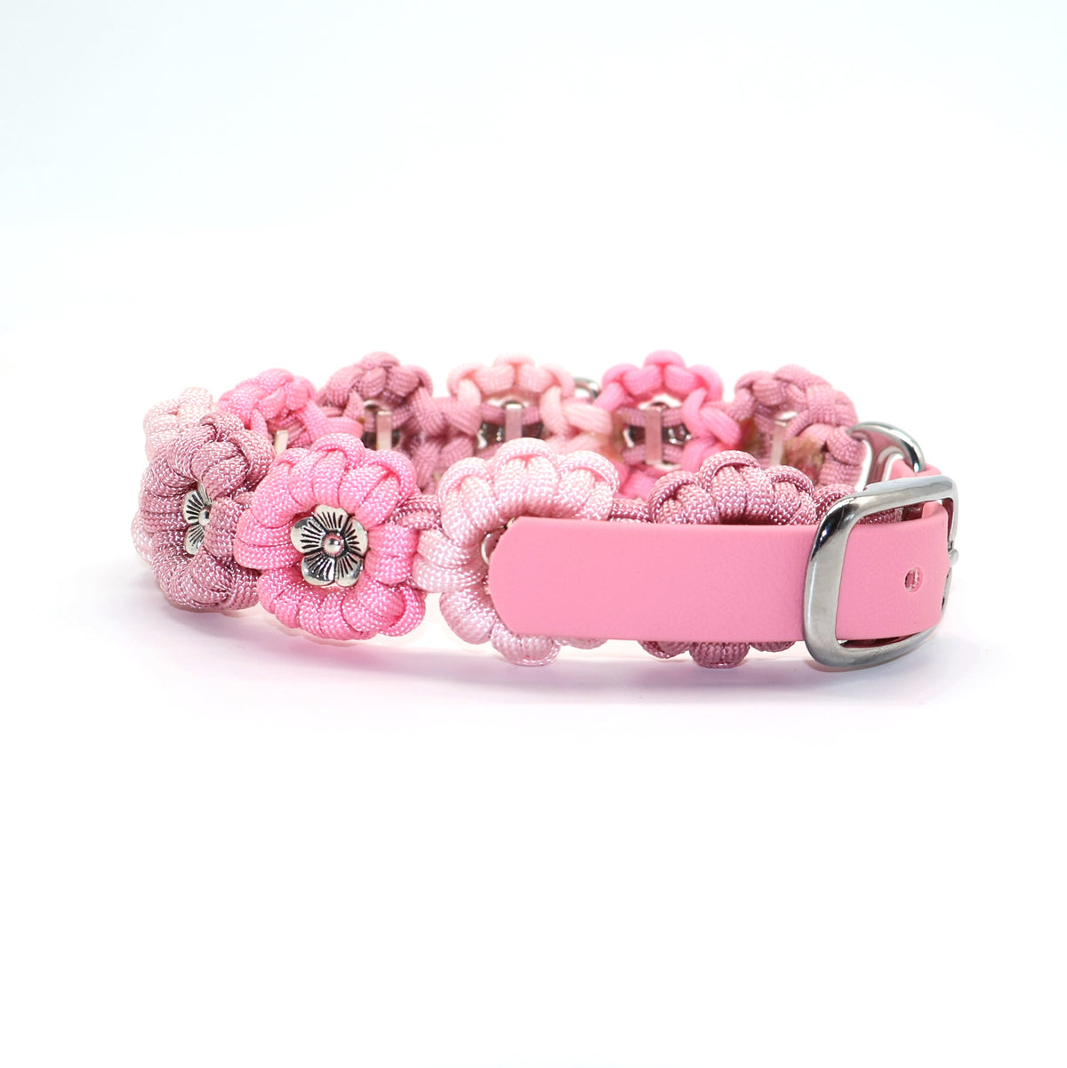 Blumen Halsband *Pastell Rosa* 36-41cm
