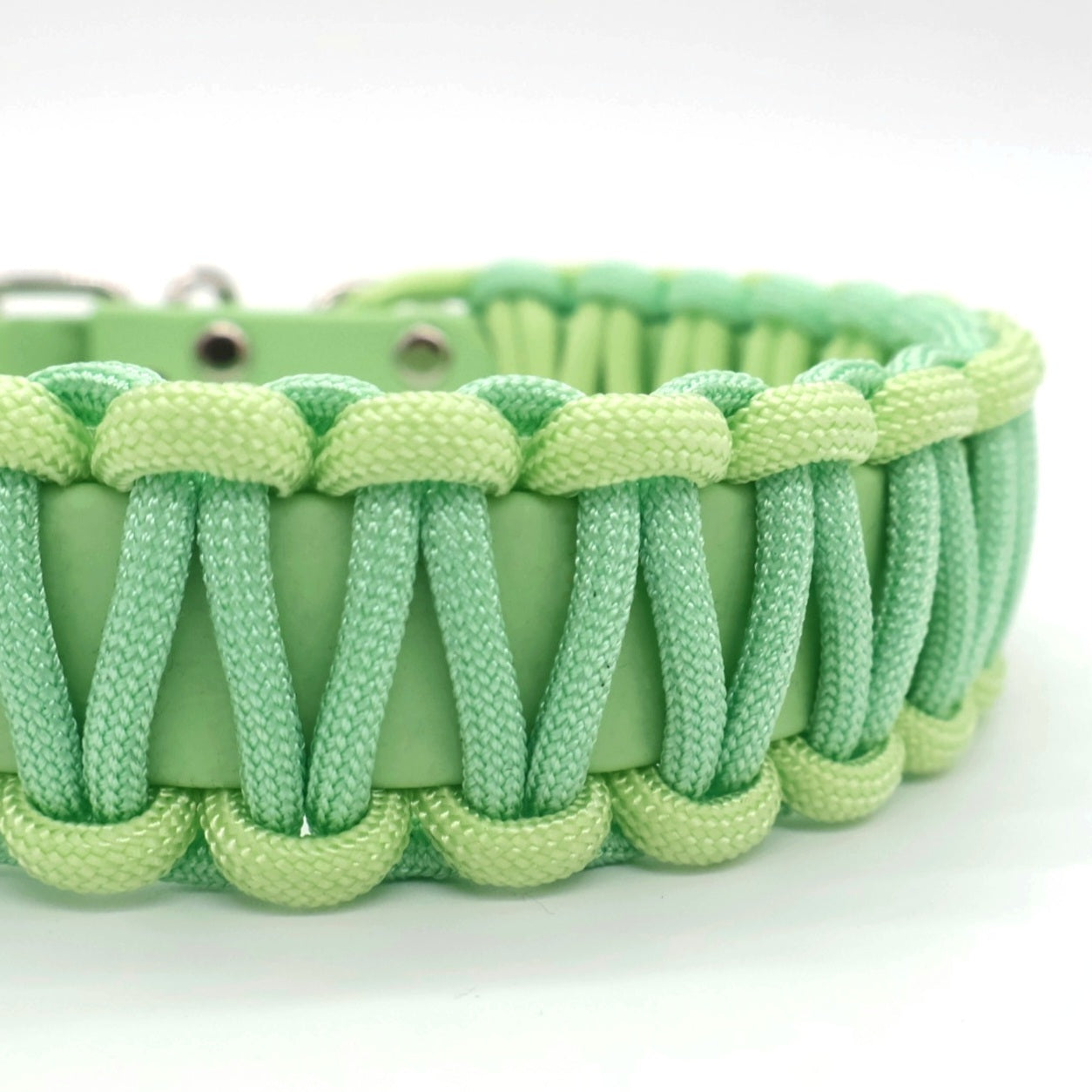 Collar Biothane & Paracord *Pastel green*