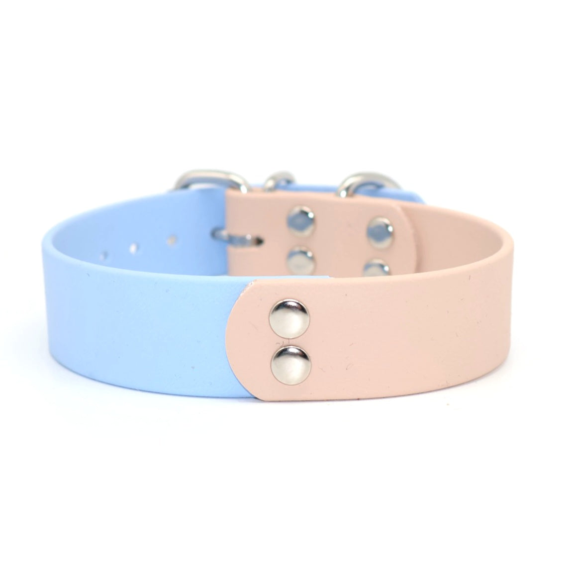 Biothane collar *Mocha & polar blue*