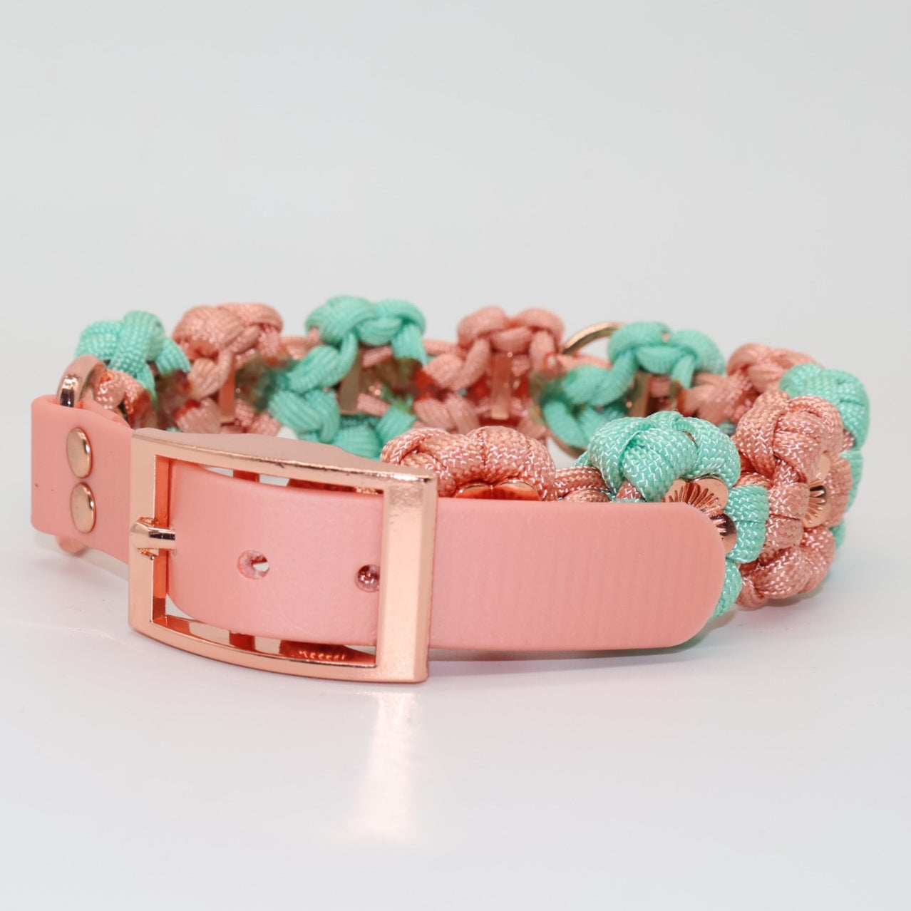 Flower Necklace *Rosé & Mint *