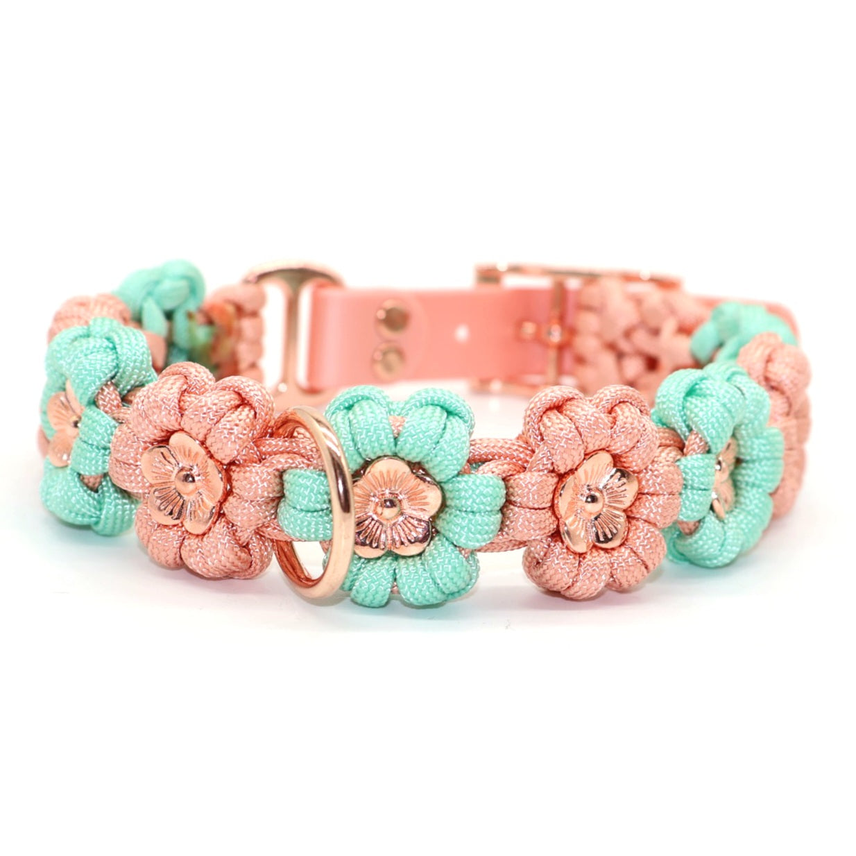Flower Necklace *Rosé & Mint *