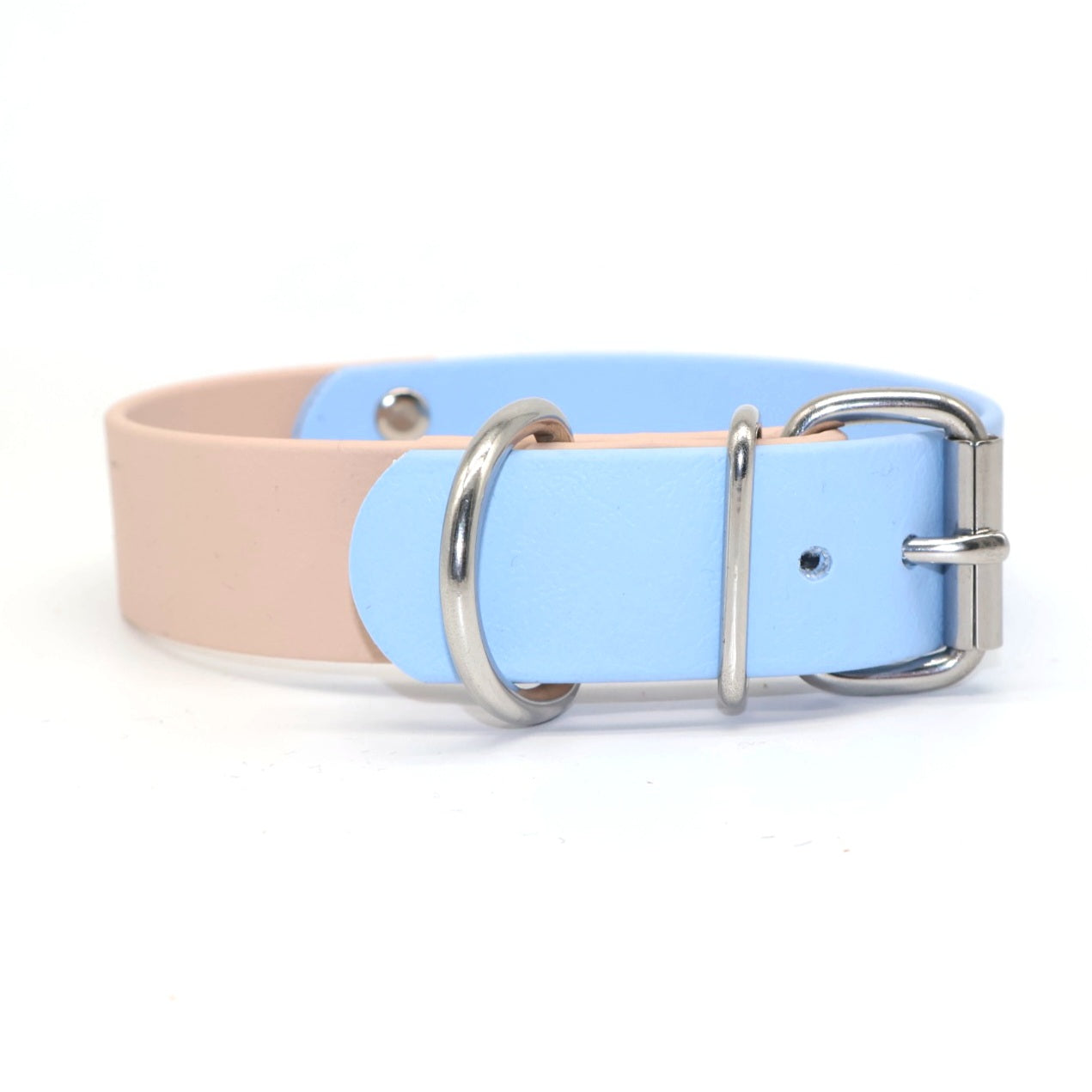 Biothane collar *Mocha & polar blue*