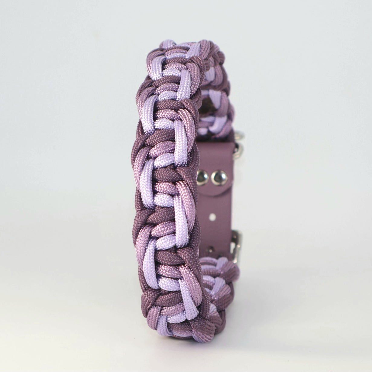 Paracord braided collar *Lilac*