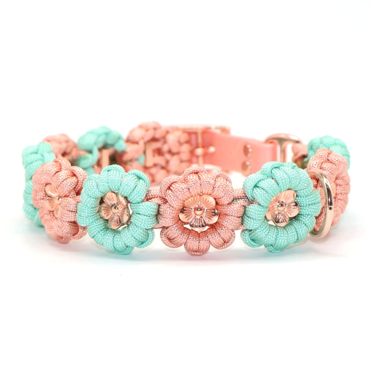 Flower Necklace *Rosé & Mint *