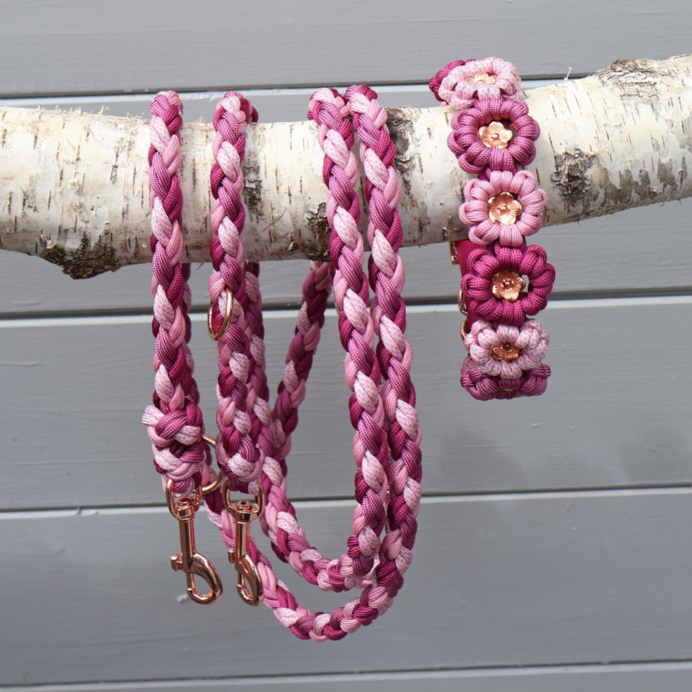 Flower Necklace *Lavender Pink-Berry*