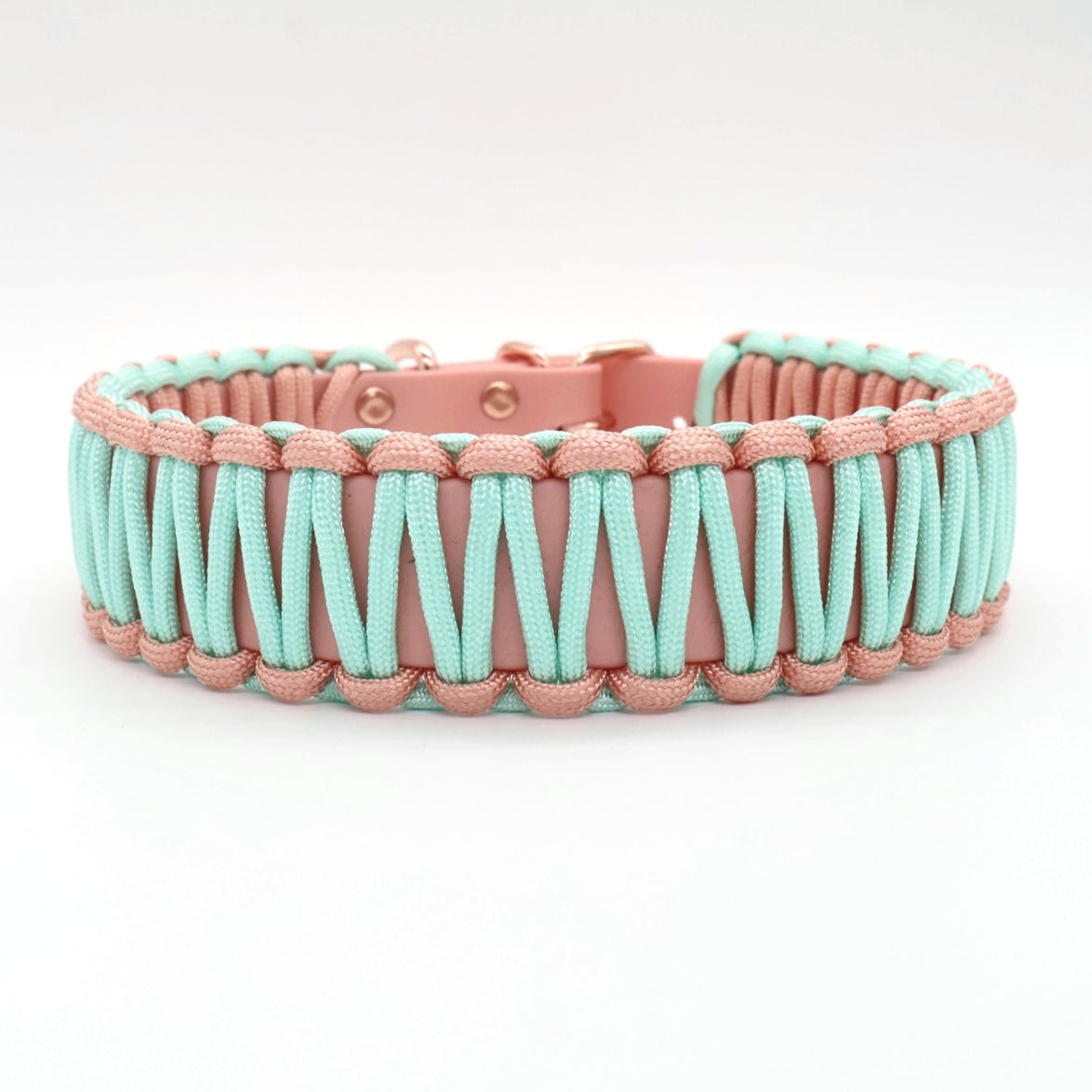 Erstelle dein eigenes Unikat - Zugstopp Halsband Biothane & Paracord ohne Glitzer