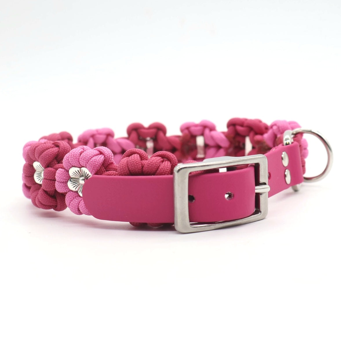 40-45cm Blumen Halsband *Fuchsia & Bubble Gum*