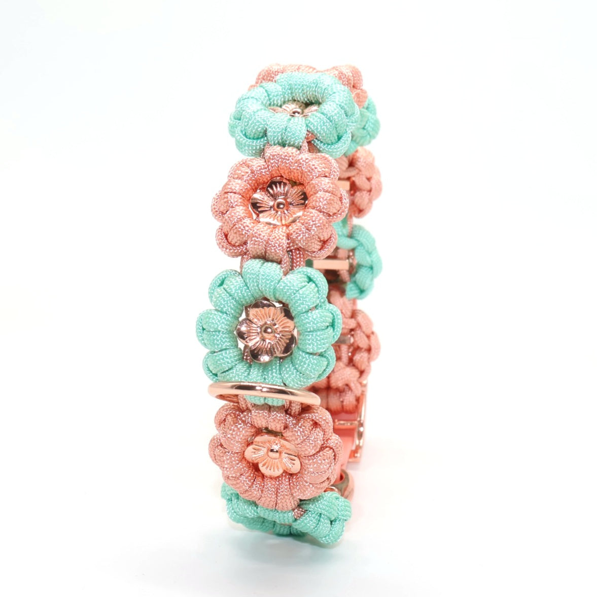 Flower Necklace *Rosé & Mint *