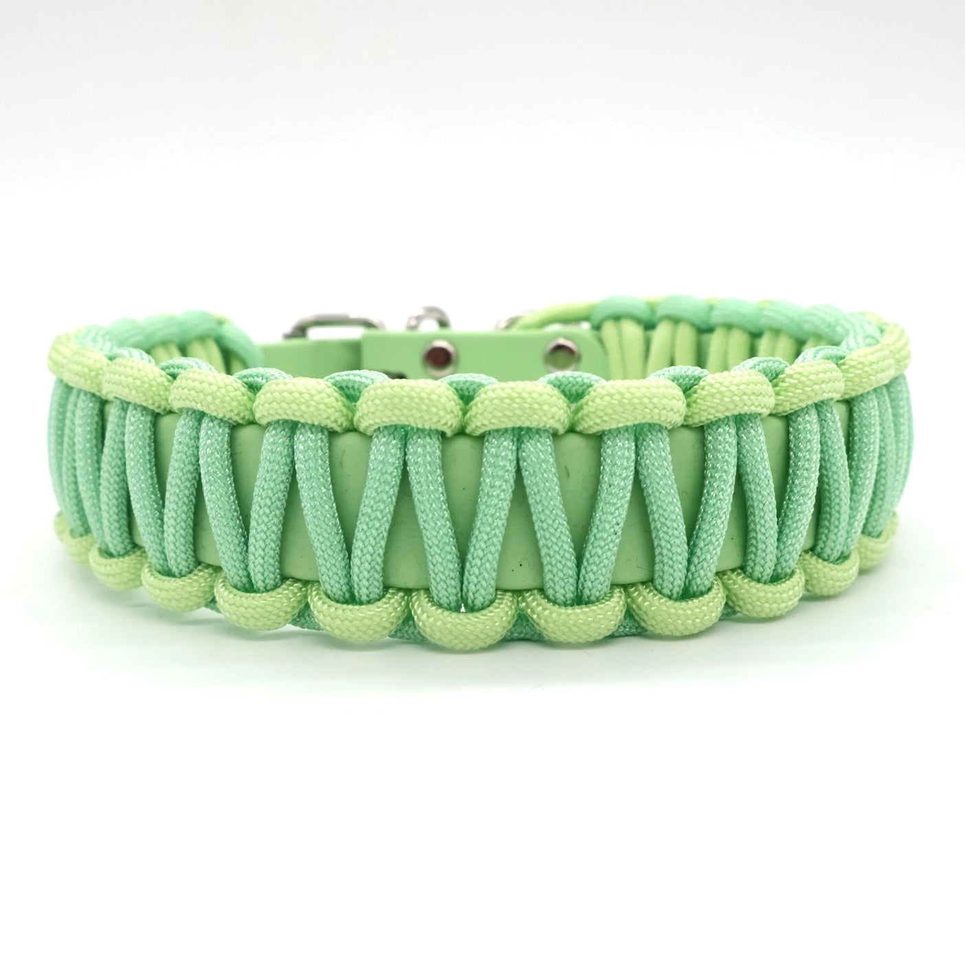 Collar Biothane & Paracord *Pastel green*