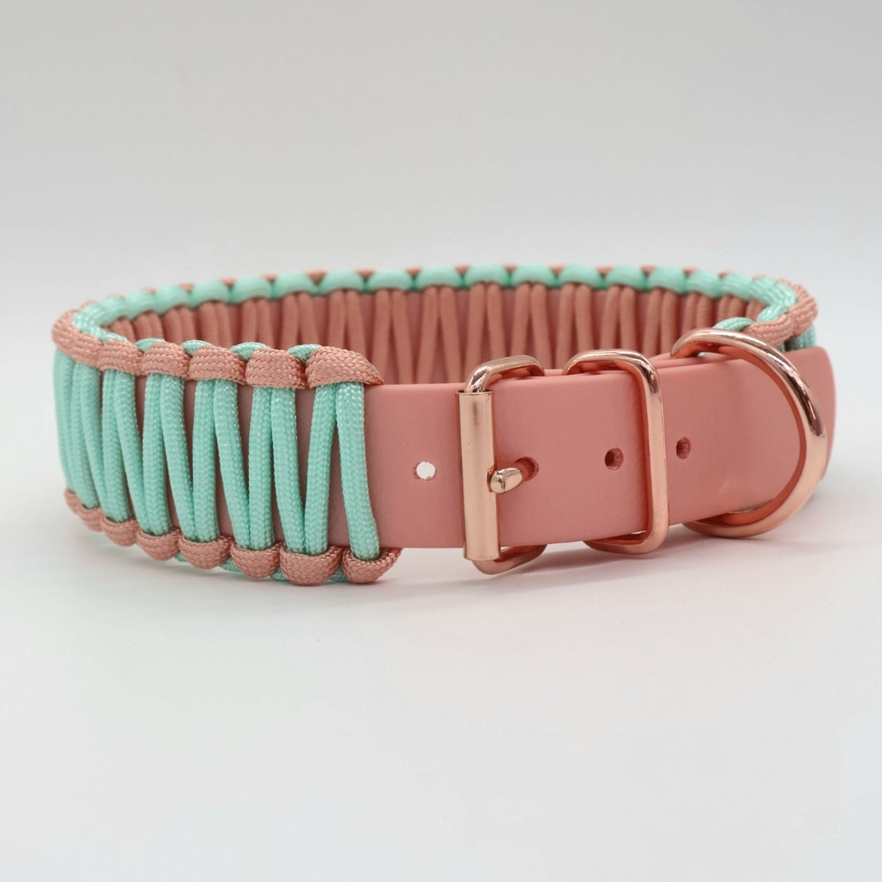 Collar Biothane & Paracord *Rosé-Mint*