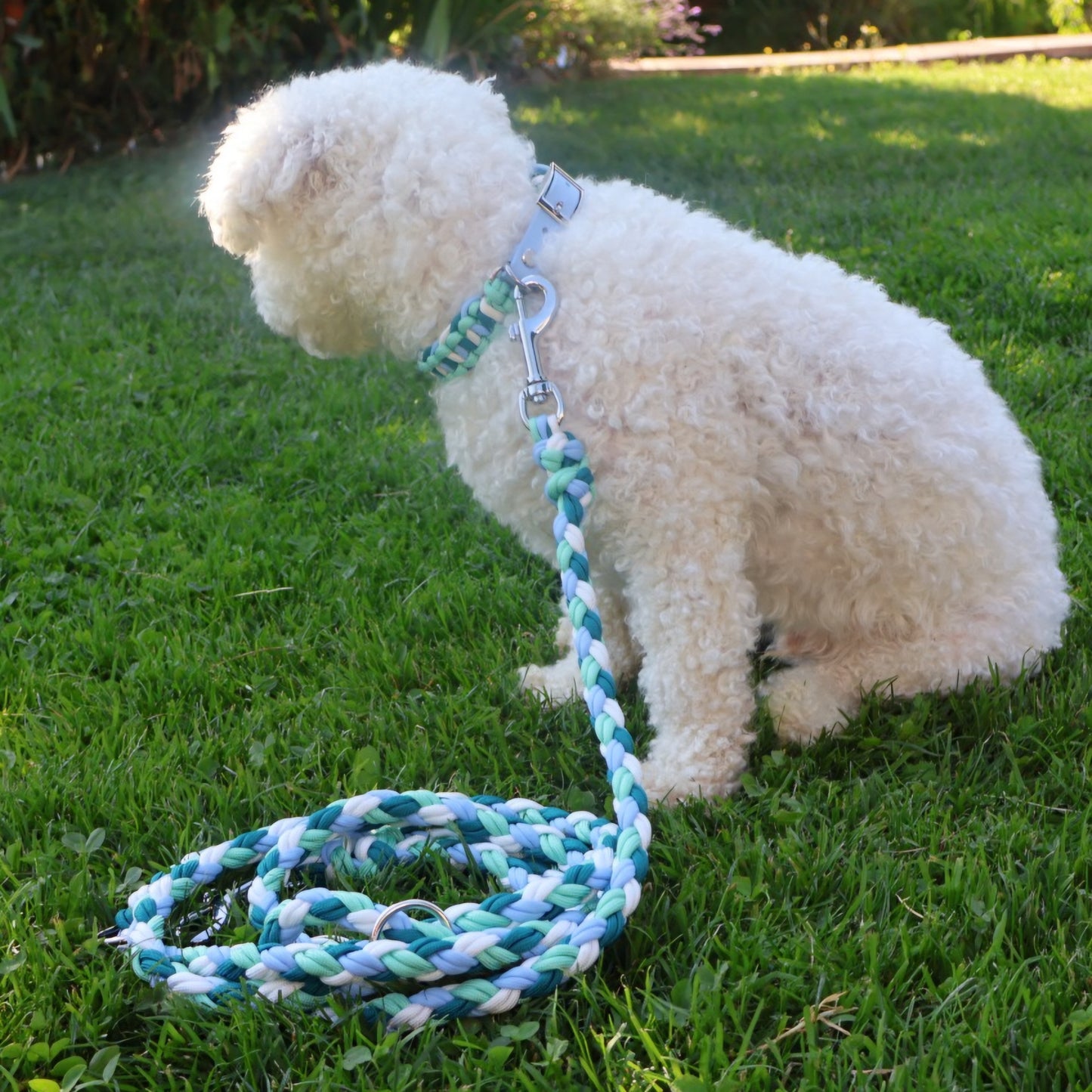 Paracord collar *Petrol-Mint-Polar*