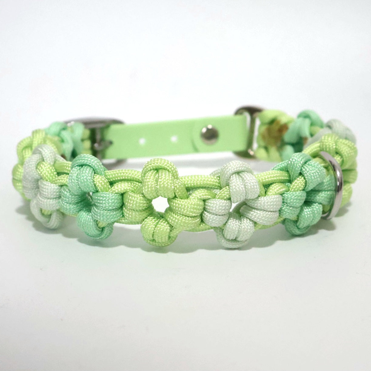 31-35cm Mini Blumen Halsband *Hellgrün*