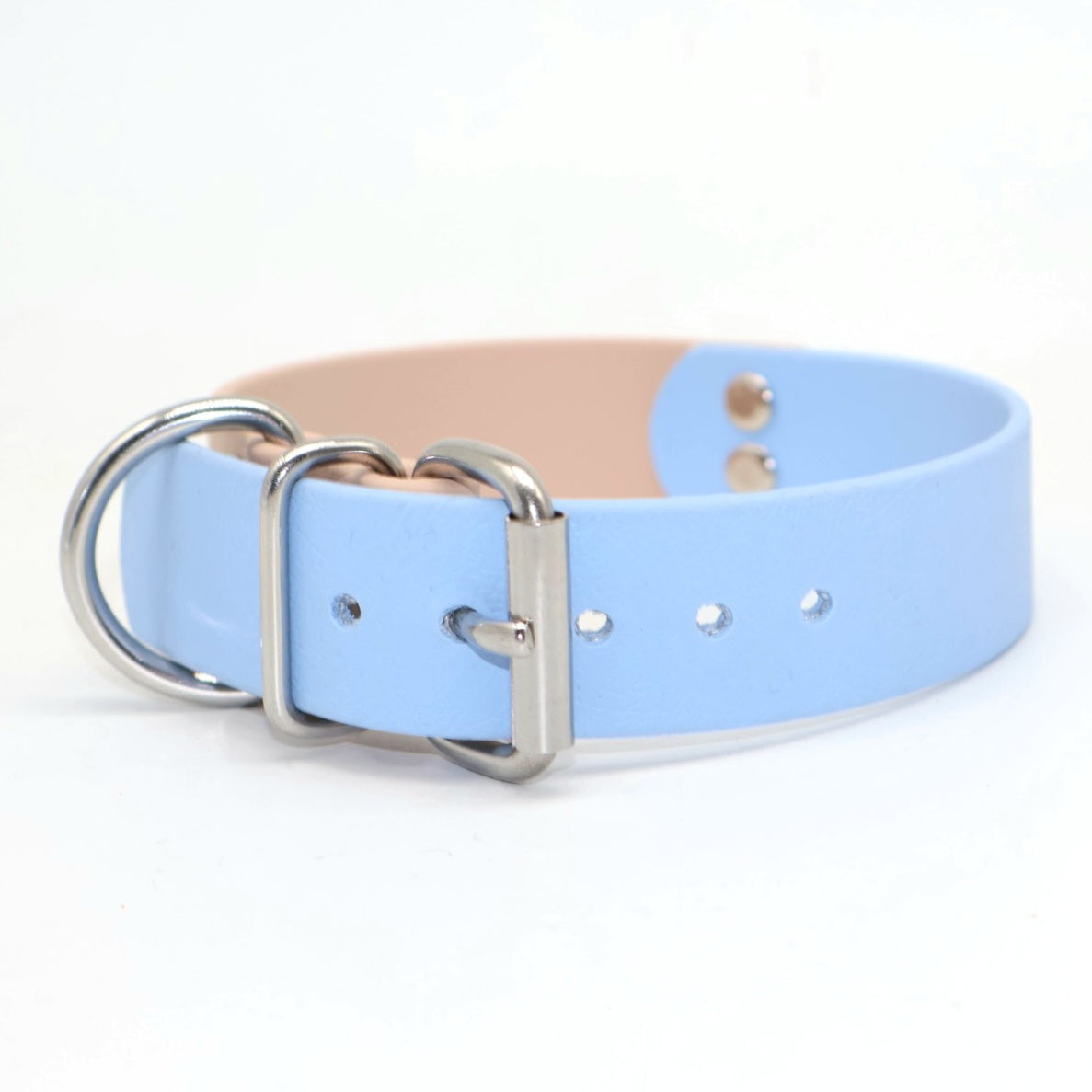 Biothane collar *Mocha & polar blue*
