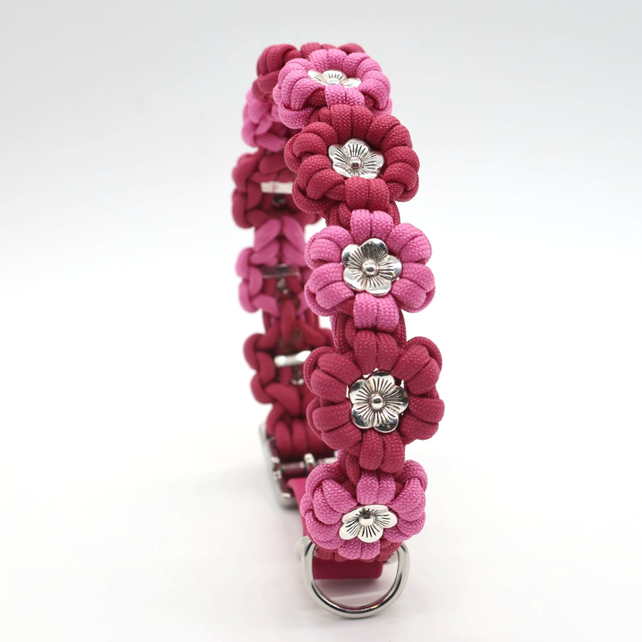 40-45cm Blumen Halsband *Fuchsia & Bubble Gum*
