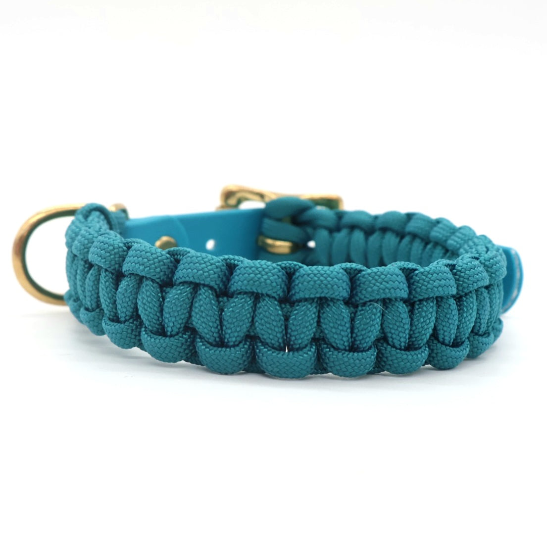 Paracord Collar Mini braided *Petrol*