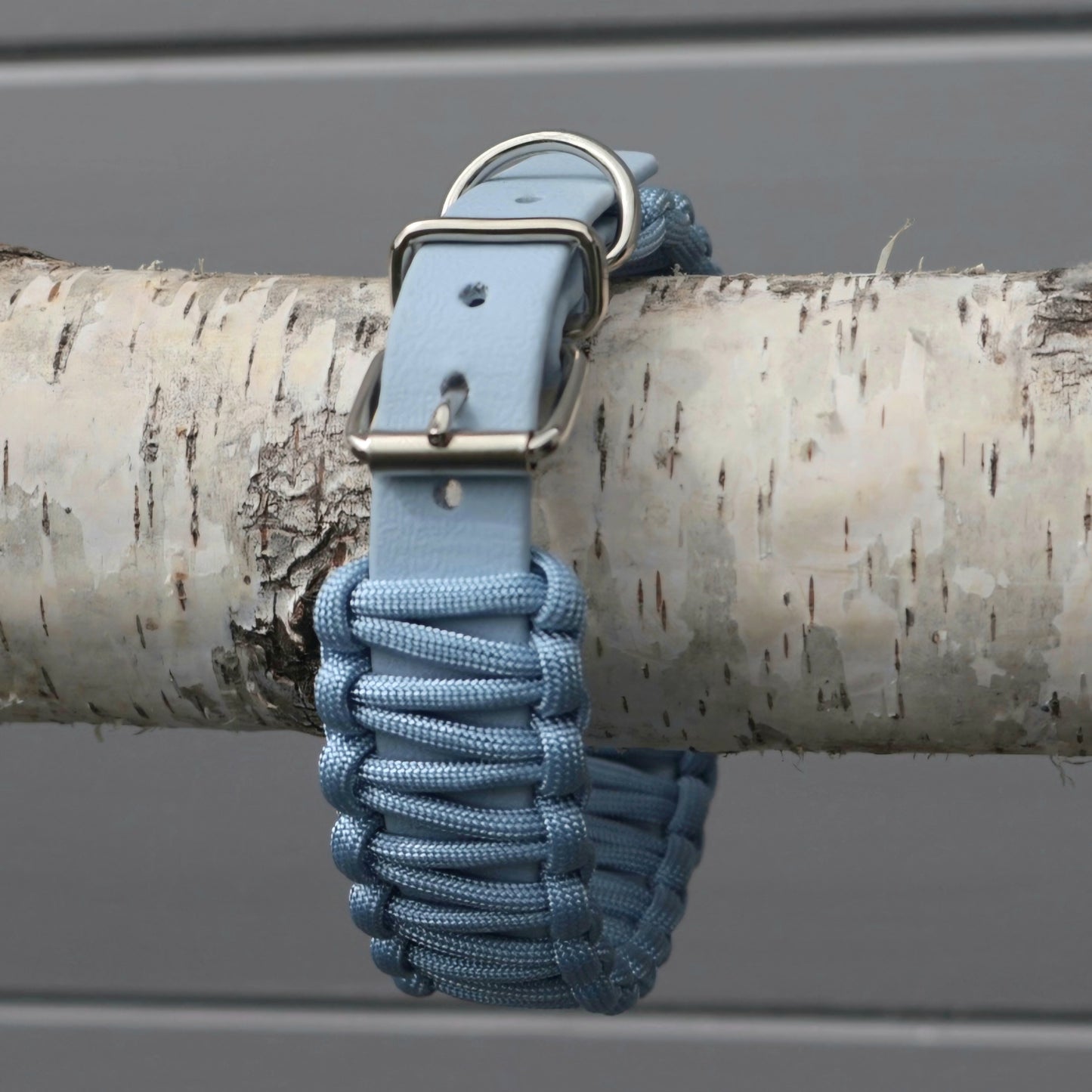 Collar Biothane & Paracord *Soft Ice Blue*