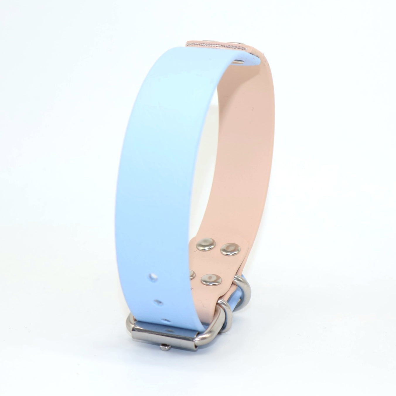 Biothane collar *Mocha & polar blue*