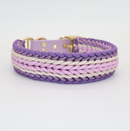 Erstelle dein eigenes Unikat - Paracord Halsband Breit & Dick geflochten