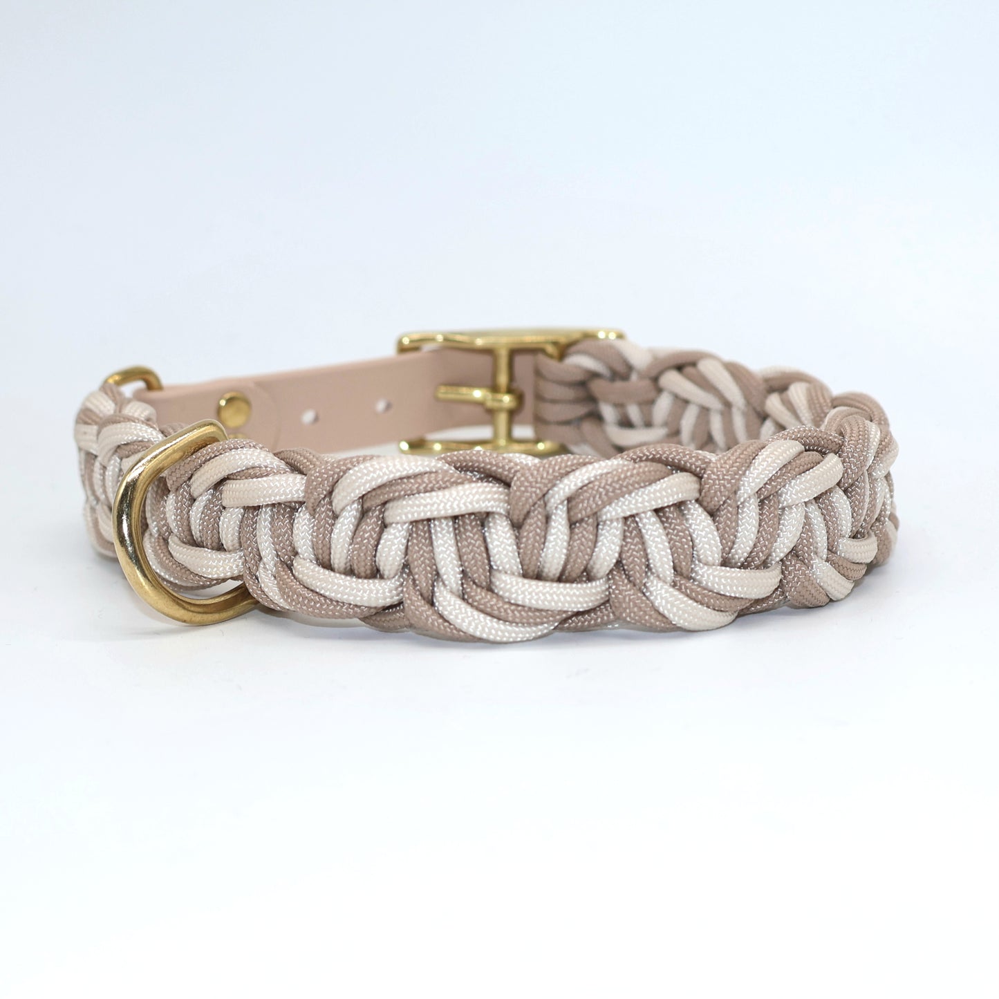 Paracord Halsband geflochten *Beige*