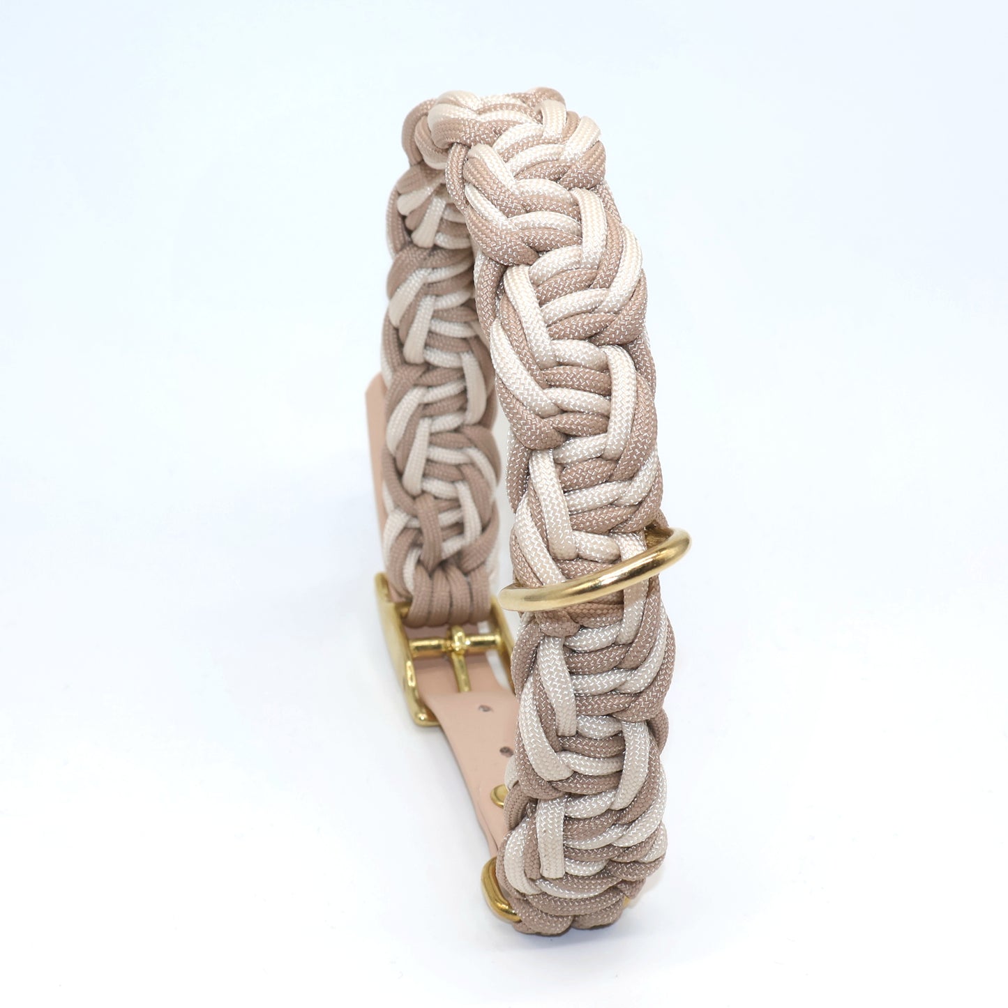 Paracord Halsband geflochten *Beige*