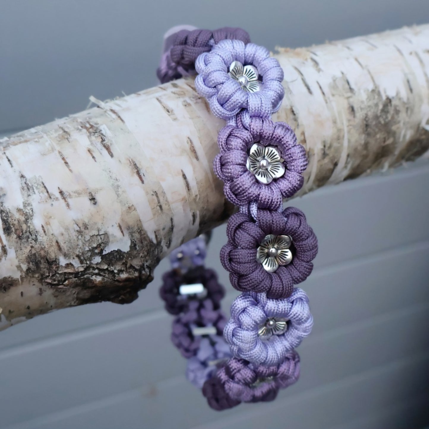 Blumen Halsband *Flieder*