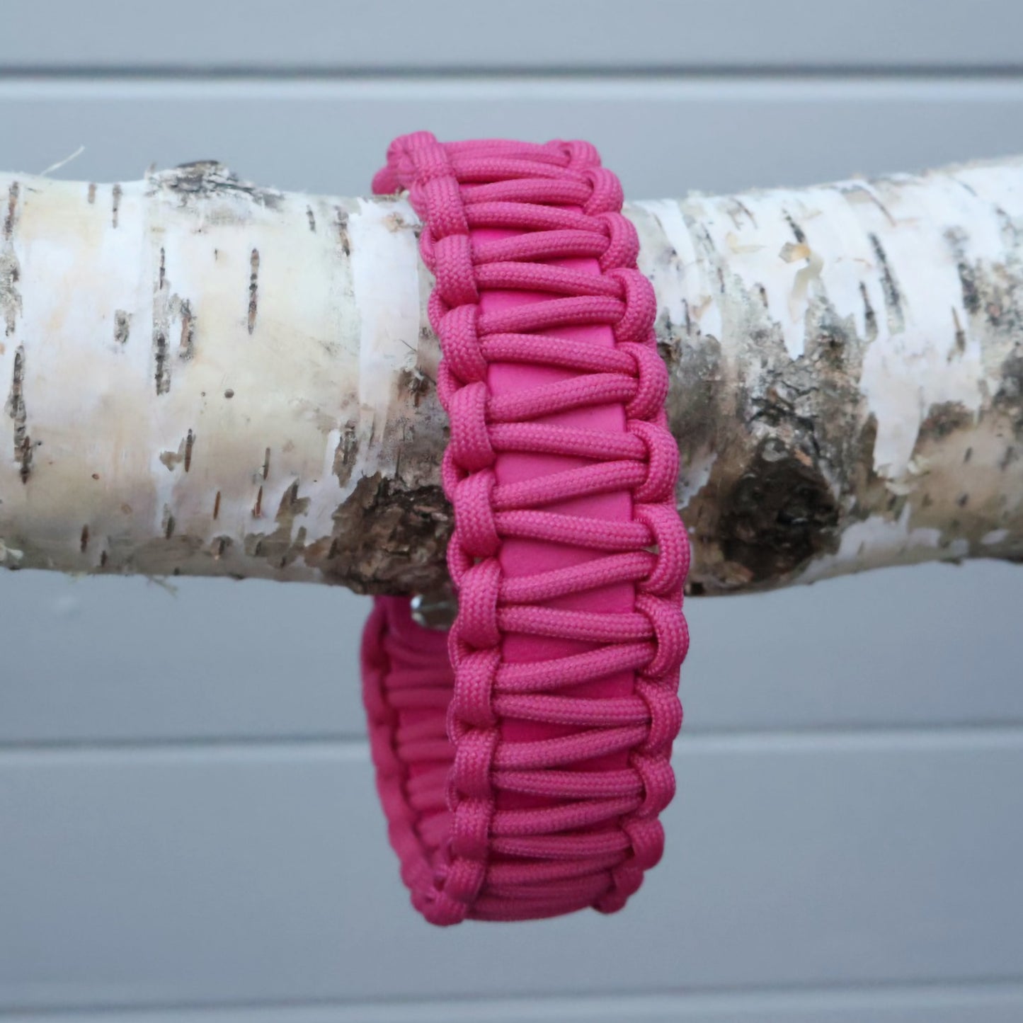 Halsband Biothane & Paracord *Rosebay*