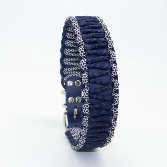 Halsband Biothane & Paracord *Mitternachtsblau*