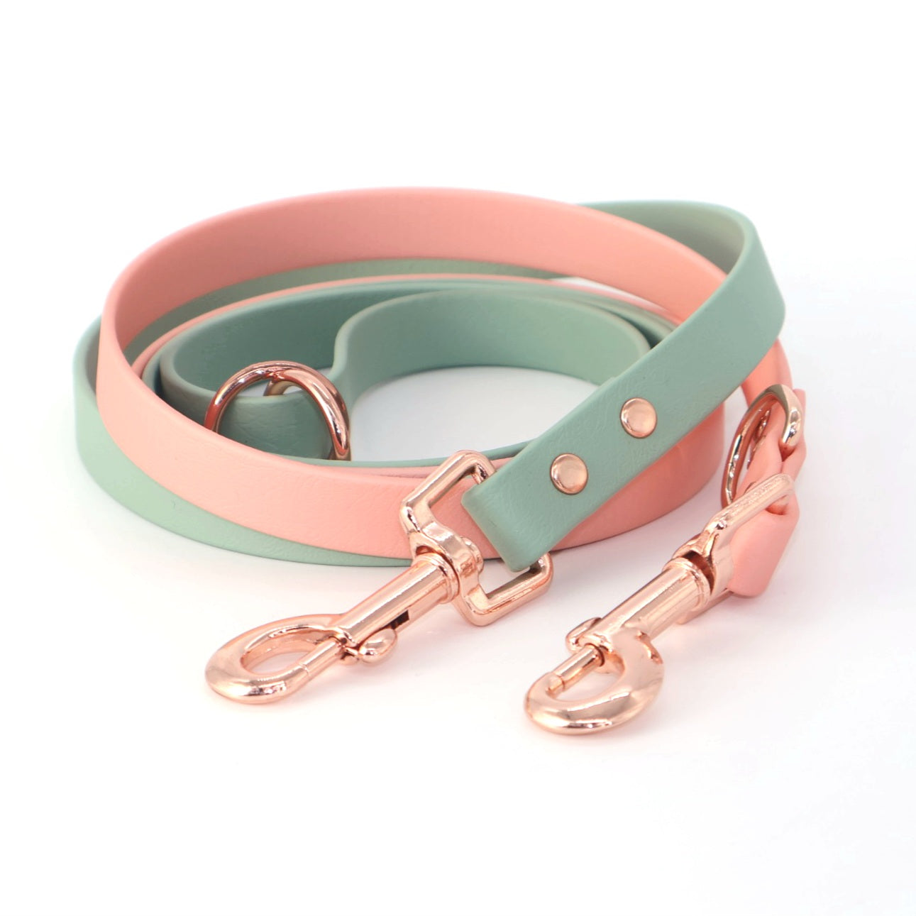 19mm Biothane Leine *Mint & Rosé*