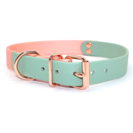 Biothane Halsband *Rosé & Mint*
