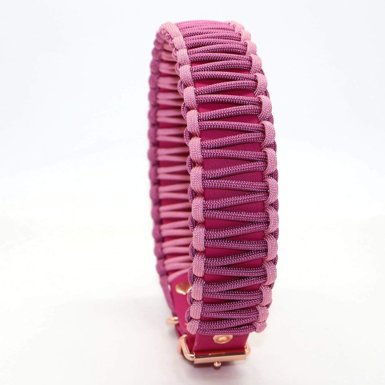 Halsband Biothane & Paracord *Lavender Rosa & Wildbeere*
