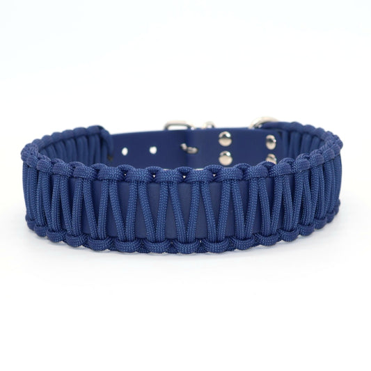 Collar Biothane &amp; Paracord *Galaxy Blue*
