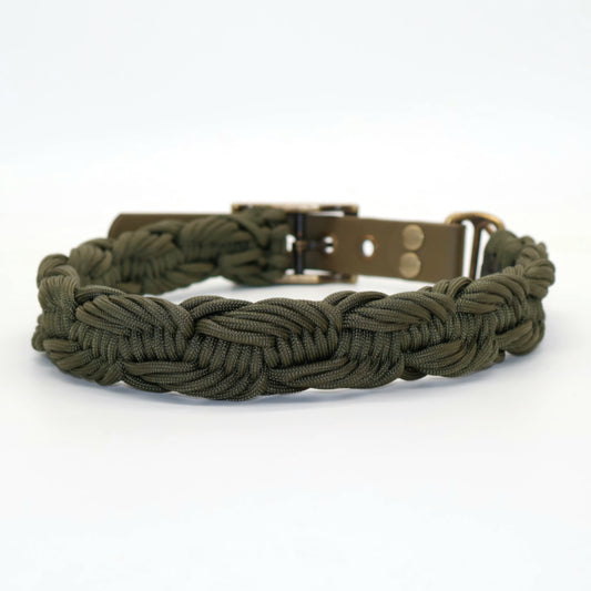 Erstelle dein eigenes Unikat - Paracord Halsband geflochten #2 6-Stränge