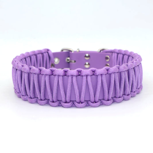 Halsband Biothane & Paracord *Amethyst*