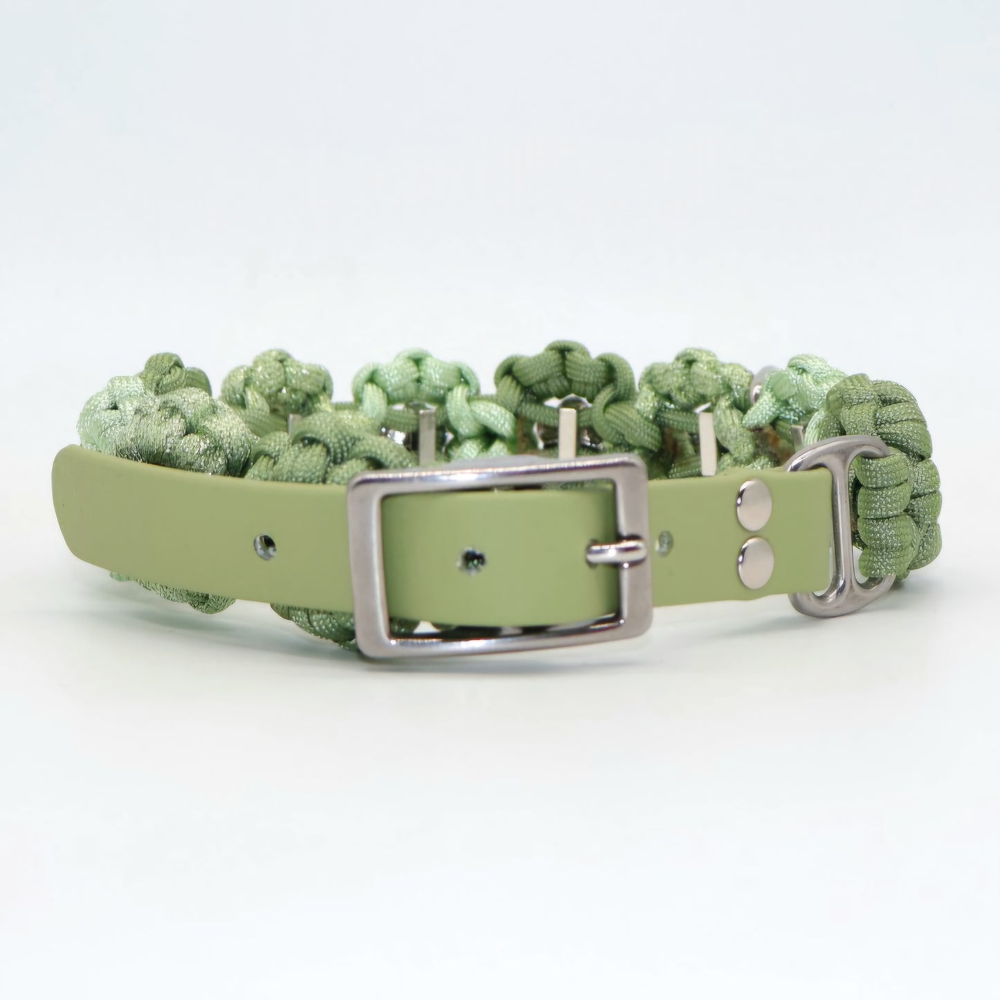 38-45cm Blumen Halsband  *Guacamole Glitzer*