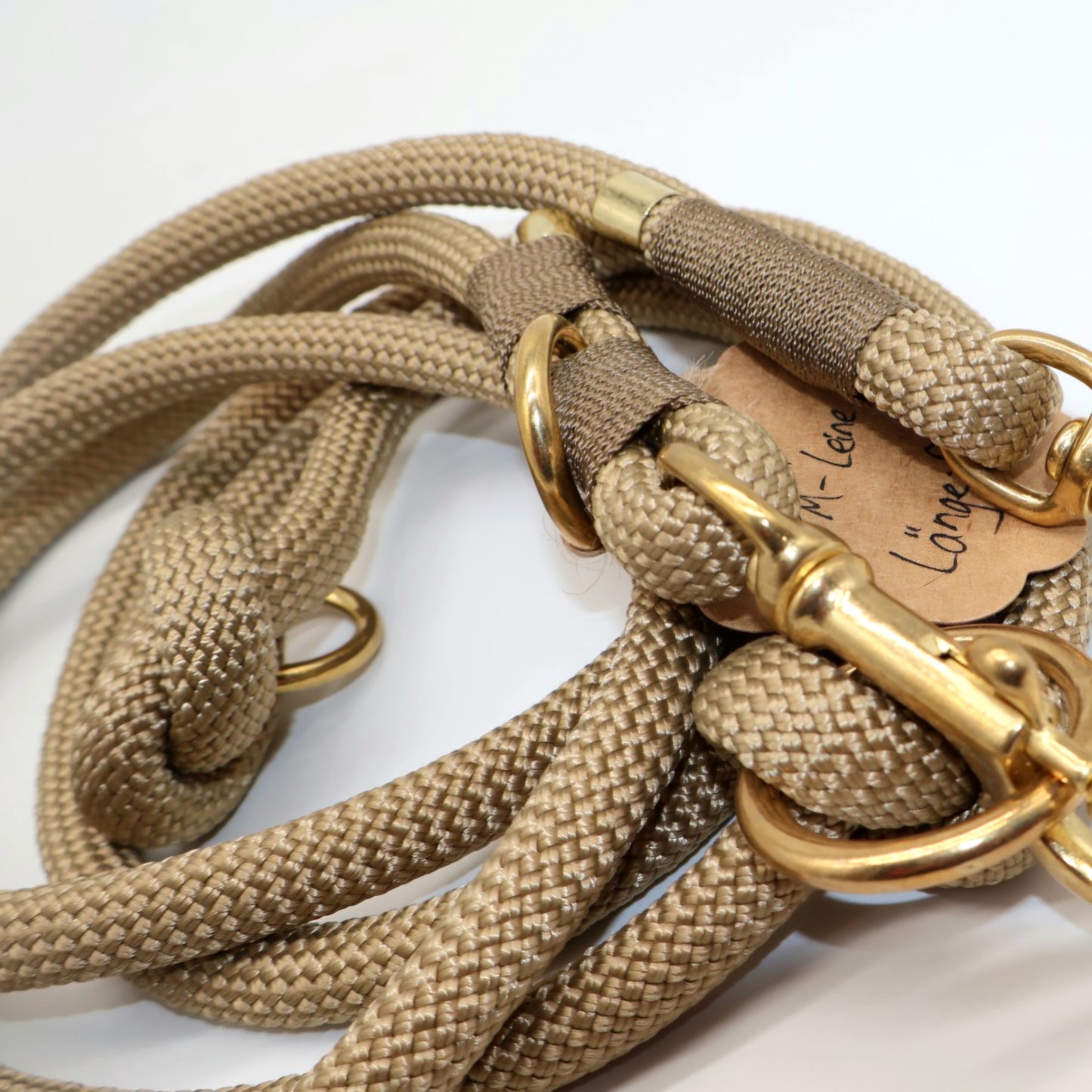 2,5m Tauleine 10mm für mittlere Hunde *Khaki*